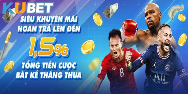 Hoàn tiền cược thua và giá trị cao cho thành viên